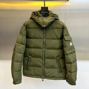 MNCLR Hooded Puffer Jacket - Green