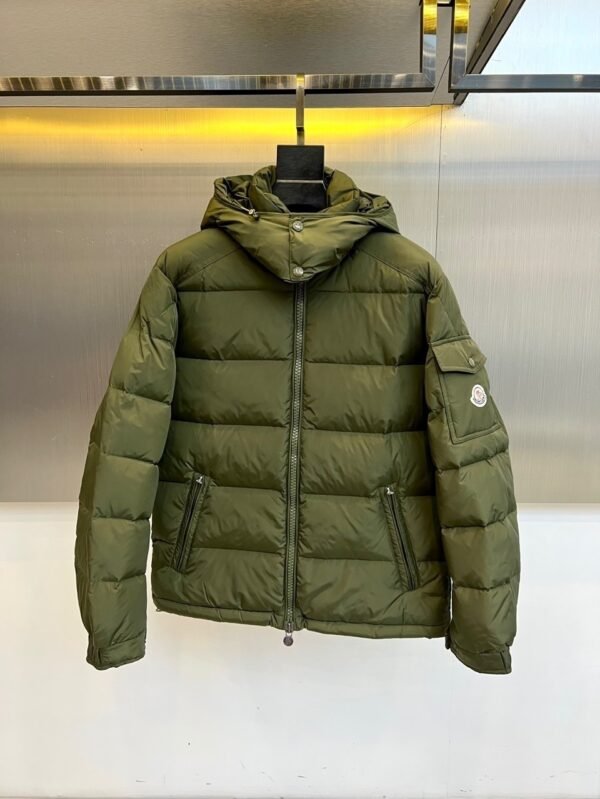 MNCLR Hooded Puffer Jacket - Green