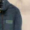 LV FLEECE BLOUSON IN NAVY BLUE