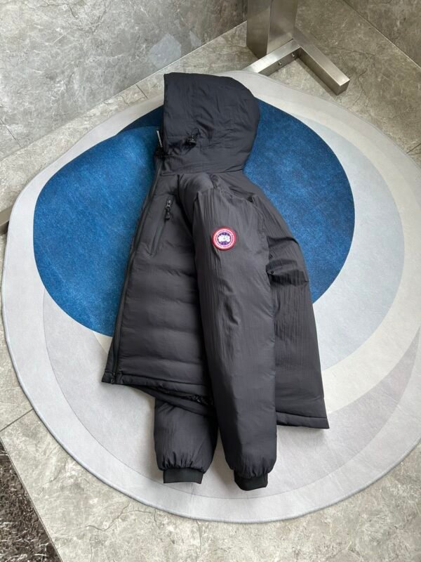 CG Hooded Puffer Jacket - Black