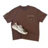 LVE BERGUNDY POCKET PATCH T-SHIRT