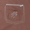 LVE BERGUNDY POCKET PATCH T-SHIRT