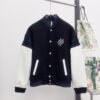LVE COTTON VARSITY BLACK AND WHITE SLEEVES