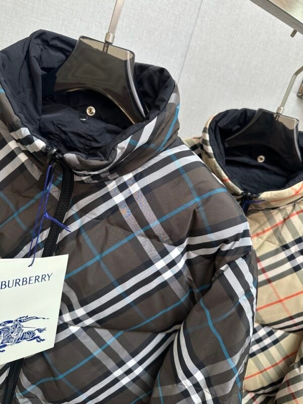7b3ced51 BRBY Check-Lined Puffer Jacket