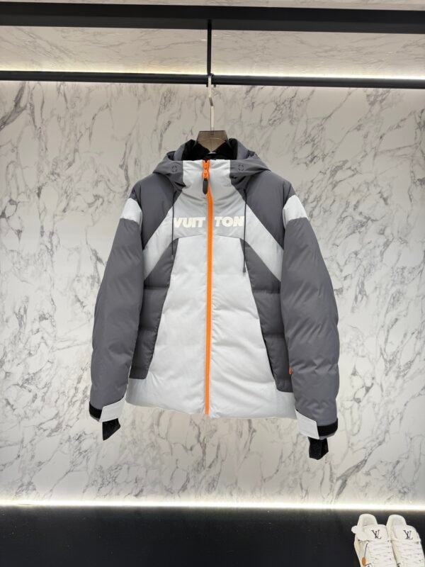 91a843fe LV VOLCANIC ASH HOODED COAT