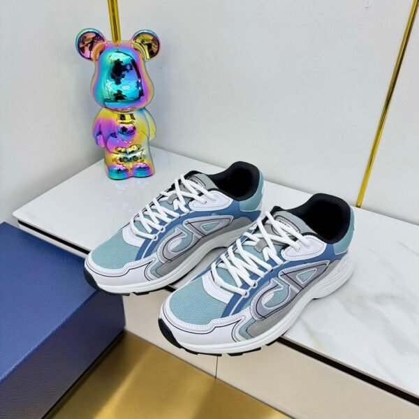 DXR CD Light Blue Mesh Trainers
