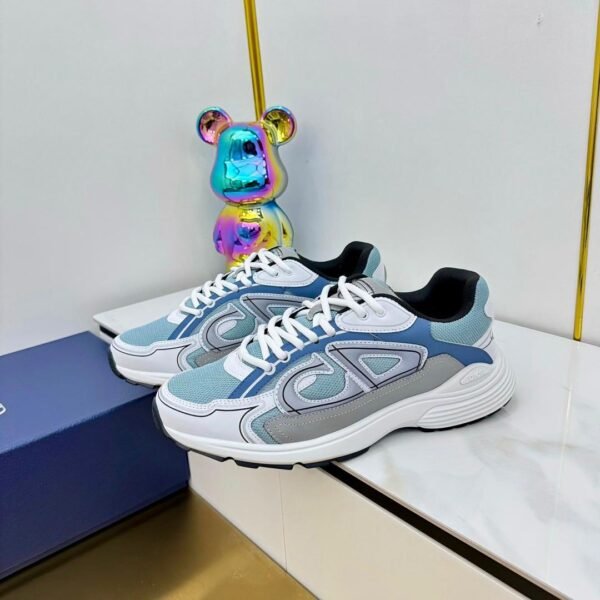 DXR CD Light Blue Mesh Trainers