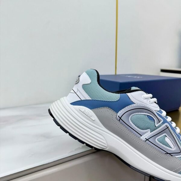 DXR CD Light Blue Mesh Trainers
