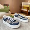 GCCI Blue Monogram Low Trainers