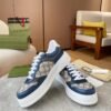 GCCI Blue Monogram Low Trainers