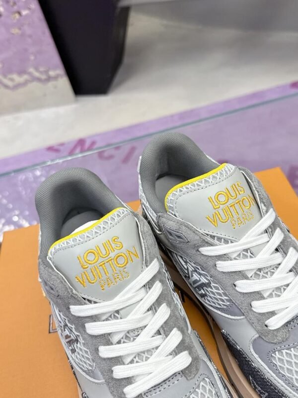 LVE Grey Mesh Runner Trainers