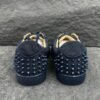 CLB NAVY SUEDE SPIKE TRAINERS