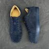 CLB NAVY SUEDE SPIKE TRAINERS