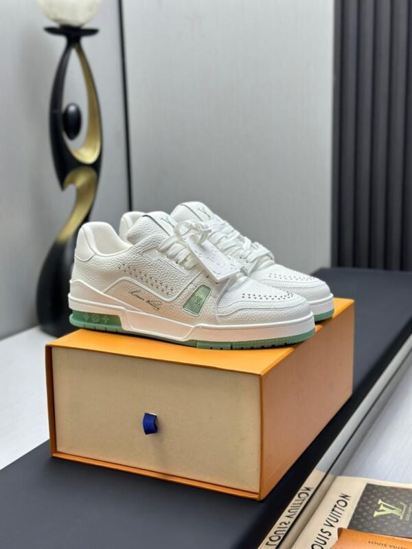 LVE White Mint Low Trainers
