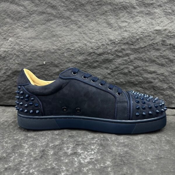 CLB NAVY SUEDE SPIKE TRAINERS