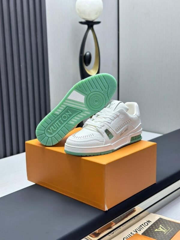 LVE White Mint Low Trainers