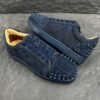 CLB NAVY SUEDE SPIKE TRAINERS