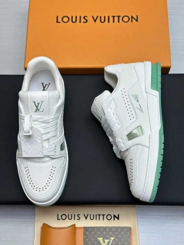 LVE White Mint Low Trainers