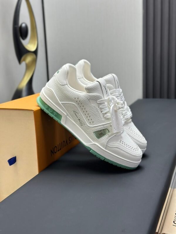 LVE White Mint Low Trainers