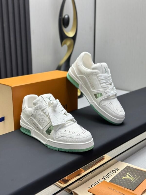 LVE White Mint Low Trainers