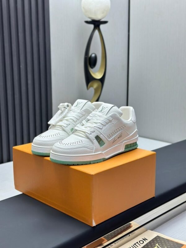 LVE White Mint Low Trainers