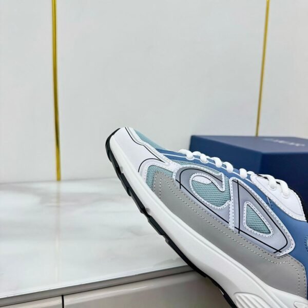DXR CD Light Blue Mesh Trainers