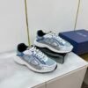 DXR CD Light Blue Mesh Trainers