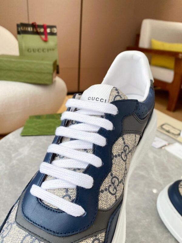 GCCI Blue Monogram Low Trainers