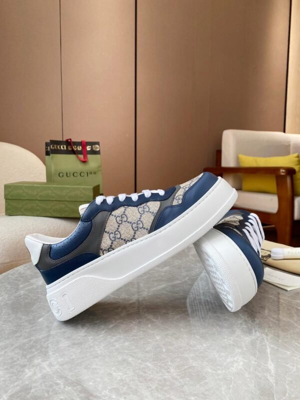 GCCI Blue Monogram Low Trainers