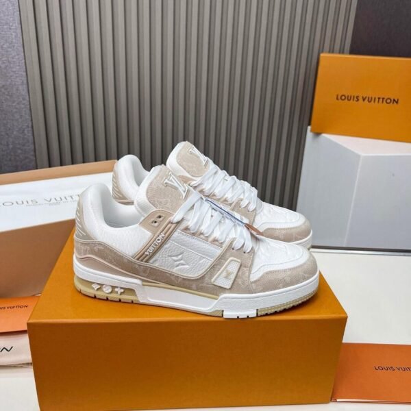LVE Beige Low Trainers