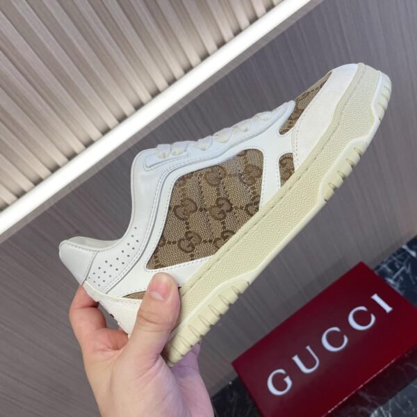 GCCI WHITE MONOGRAM TRAINERS