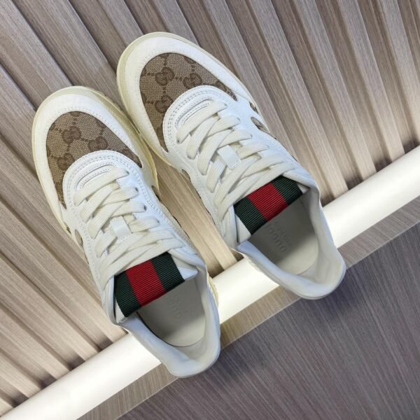 GCCI WHITE MONOGRAM TRAINERS