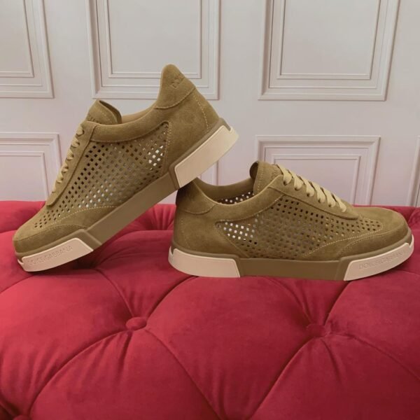 DG BROWN SUEDE MESH TRAINERS
