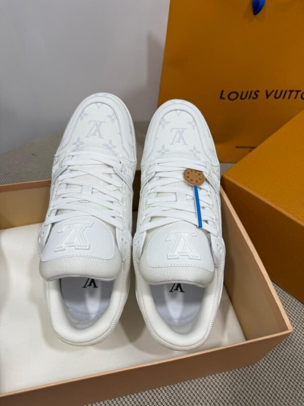 LVE WHITE MONOGRAM TRAINERS