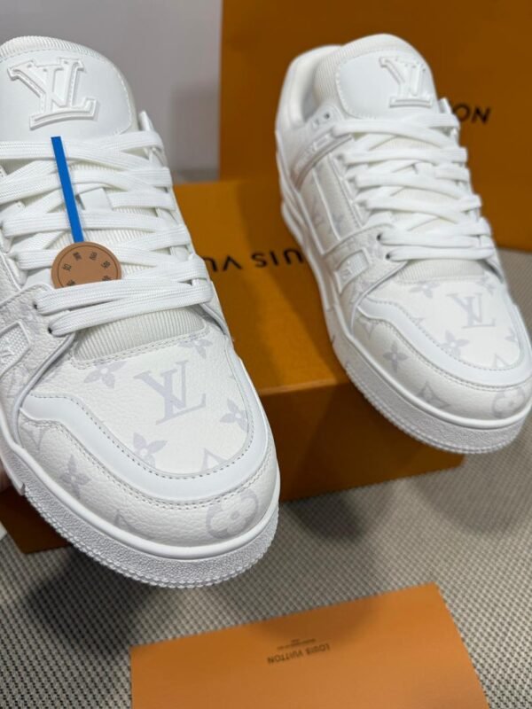LVE WHITE MONOGRAM TRAINERS