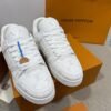 LVE WHITE MONOGRAM TRAINERS