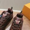 LVE BURGUNDY MESH TRAIL TRAINERS