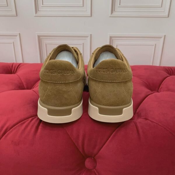 DG BROWN SUEDE MESH TRAINERS