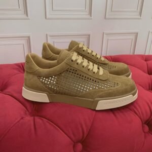 DG BROWN SUEDE MESH TRAINERS