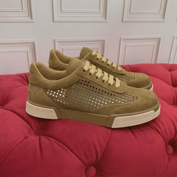 DG BROWN SUEDE MESH TRAINERS