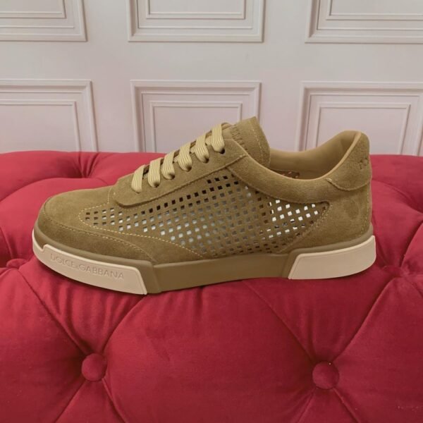 DG BROWN SUEDE MESH TRAINERS