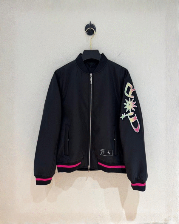 CD BLOUSON BOMBER JACKET BLACK