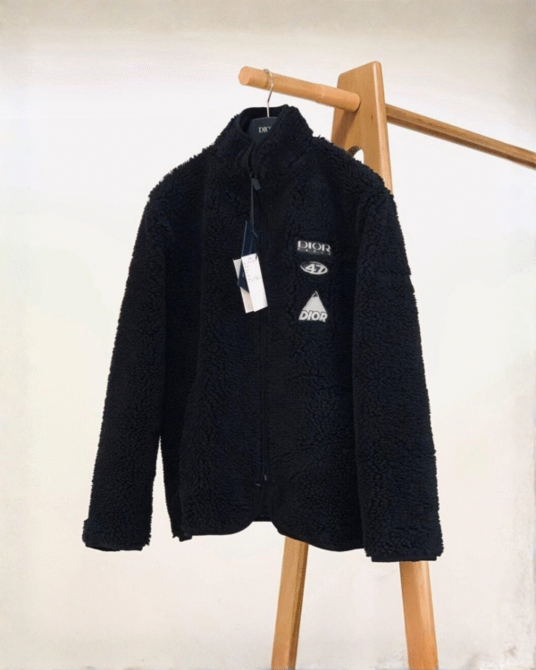 CD TEDDY FLEECE IN BLACK