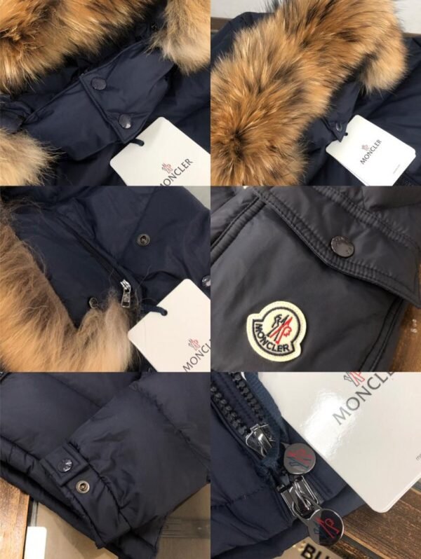 MNCLR FUR-TRIM HOODED COAT