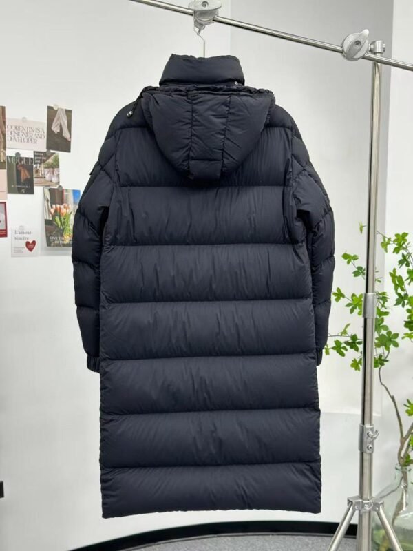 MNCLR DETACHABLE HOOD LONG DOWN COAT