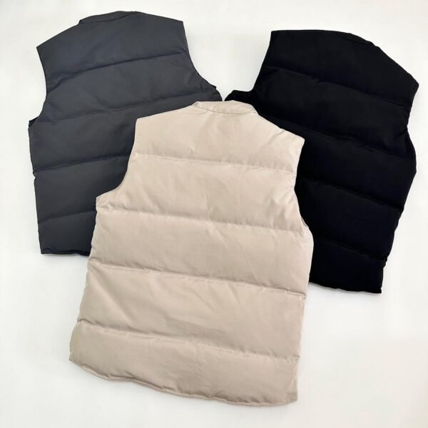 CG ROUNDED COLLAR PUFFER GILET VEST