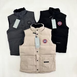 CG ROUNDED COLLAR PUFFER GILET VEST
