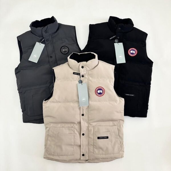 CG ROUNDED COLLAR PUFFER GILET VEST