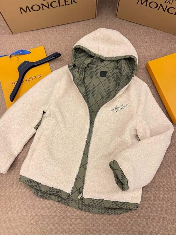 LV DAMIER ZIP-UP REVERSIBLE COAT