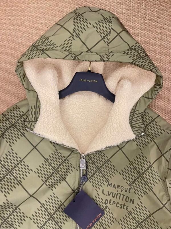 LV DAMIER ZIP-UP REVERSIBLE COAT